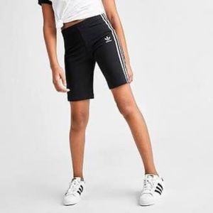 BRAND NEW girl adidas classic black bike shorts size S